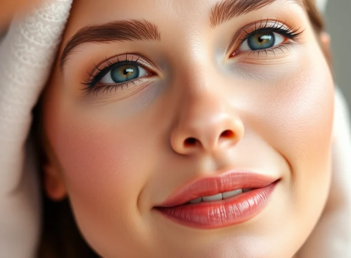 Botox Zürich: A professional administers Botox injection to a smiling woman, showcasing effective facial rejuvenation.