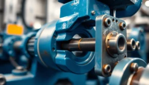 Effizienter pneumatische spanner in industrieller Anwendung sichern Werkstücke zuverlässig.
