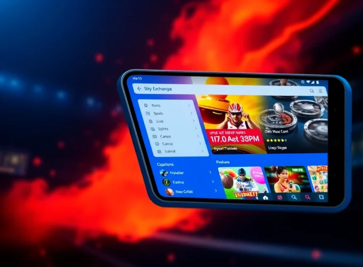 Download the Sky Exchange App for seamless sports betting and casino gameplay on your mobile device in India.
