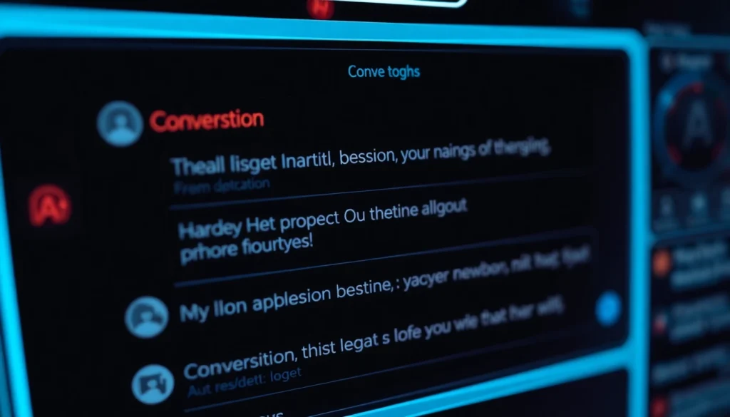 Visual of a dynamic nsfw ai chat platform showcasing adult interactions within a stylish, user-friendly interface, emphasizing privacy and modern design for screen readers.