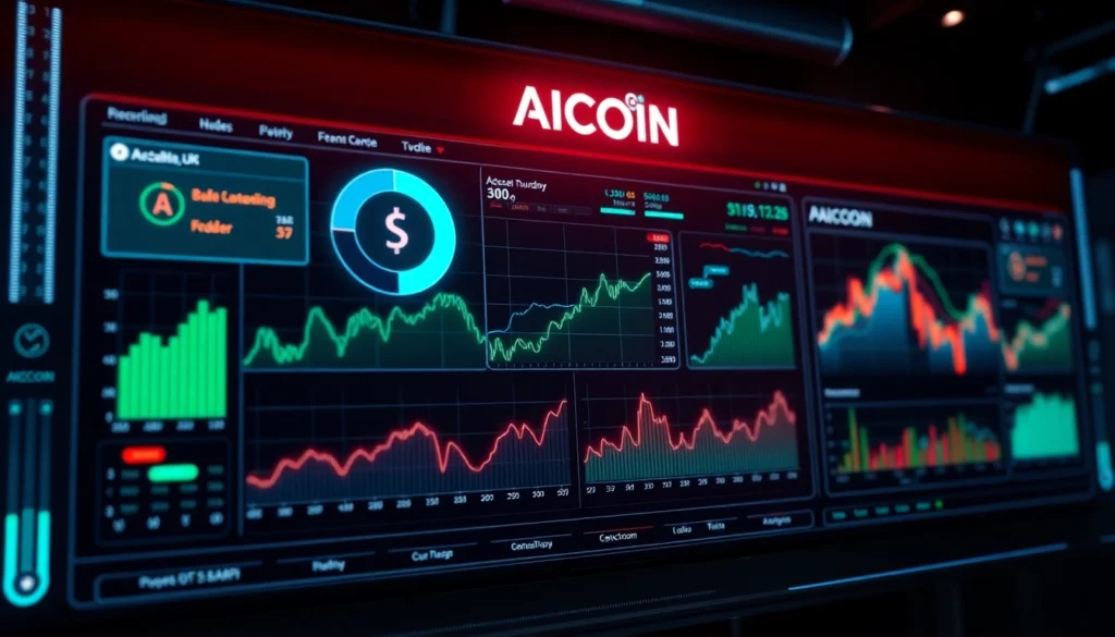Aicoin market analysis dashboard with real-time data and professional chart visuals for