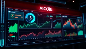 Aicoin market analysis dashboard with real-time data and professional chart visuals for